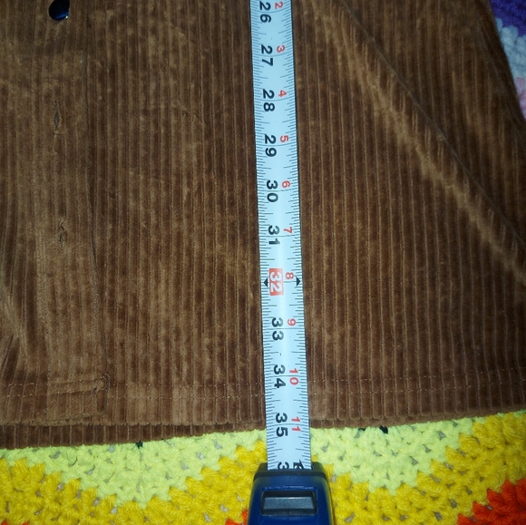 Brown Corduroy Button-Down Dress - Picture 5 of 5